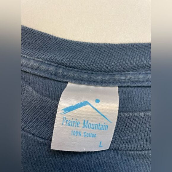 VINTAGE Gran Canyon Graphic T-shirt Men Large Blue USA 90s Single Stitch - Picture 8 of 9